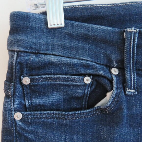 MOTHER High Waisted Looker Ankle Fray Jeans in Tongue and Chic - Size 30 - Picture 5 of 16